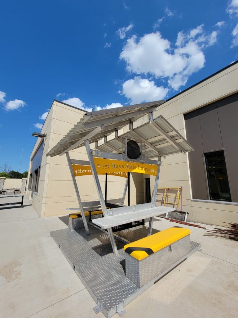 solar charging station kansas