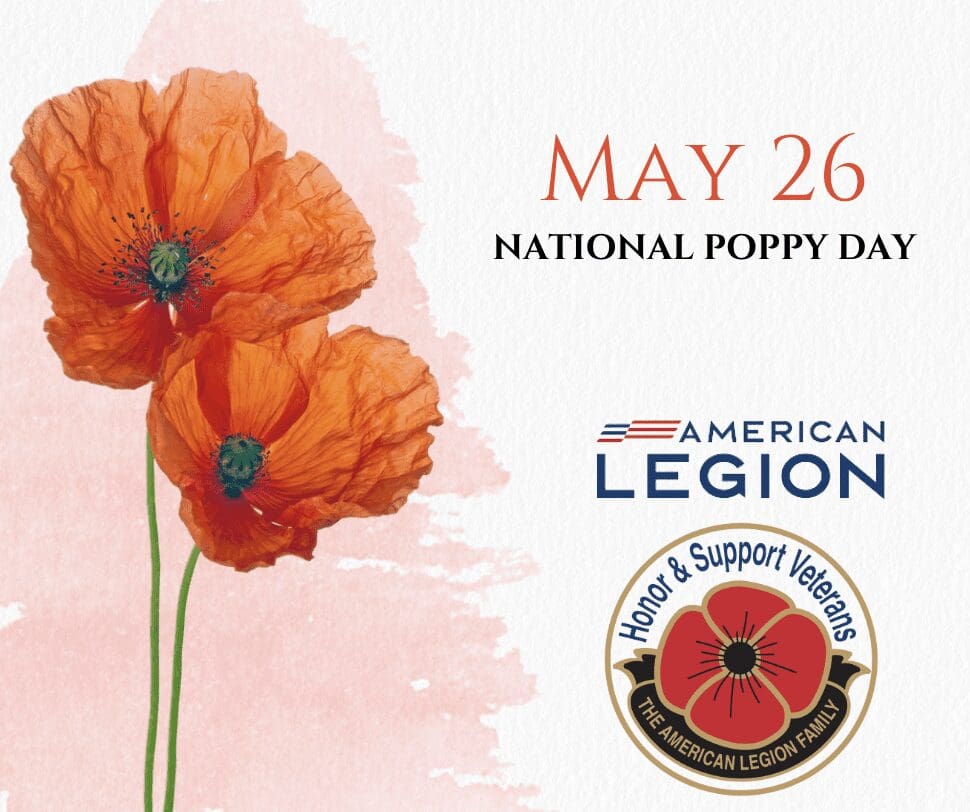 Local American Legion to Hand Out Poppies, Collect Donations for