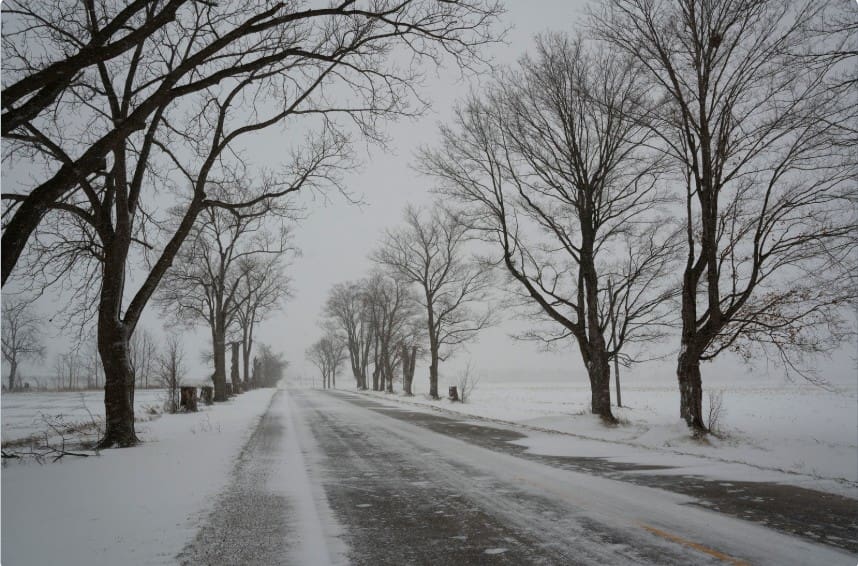 County crews work to keep roads safe for drivers.